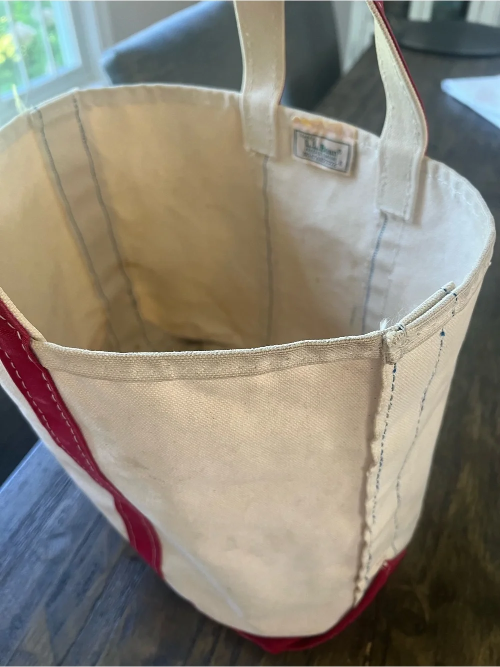 VTG LLBean Boat and Tote - Picture 2 of 11